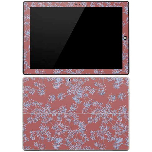 Airy Blue Floral Surface Pro 3 Skin